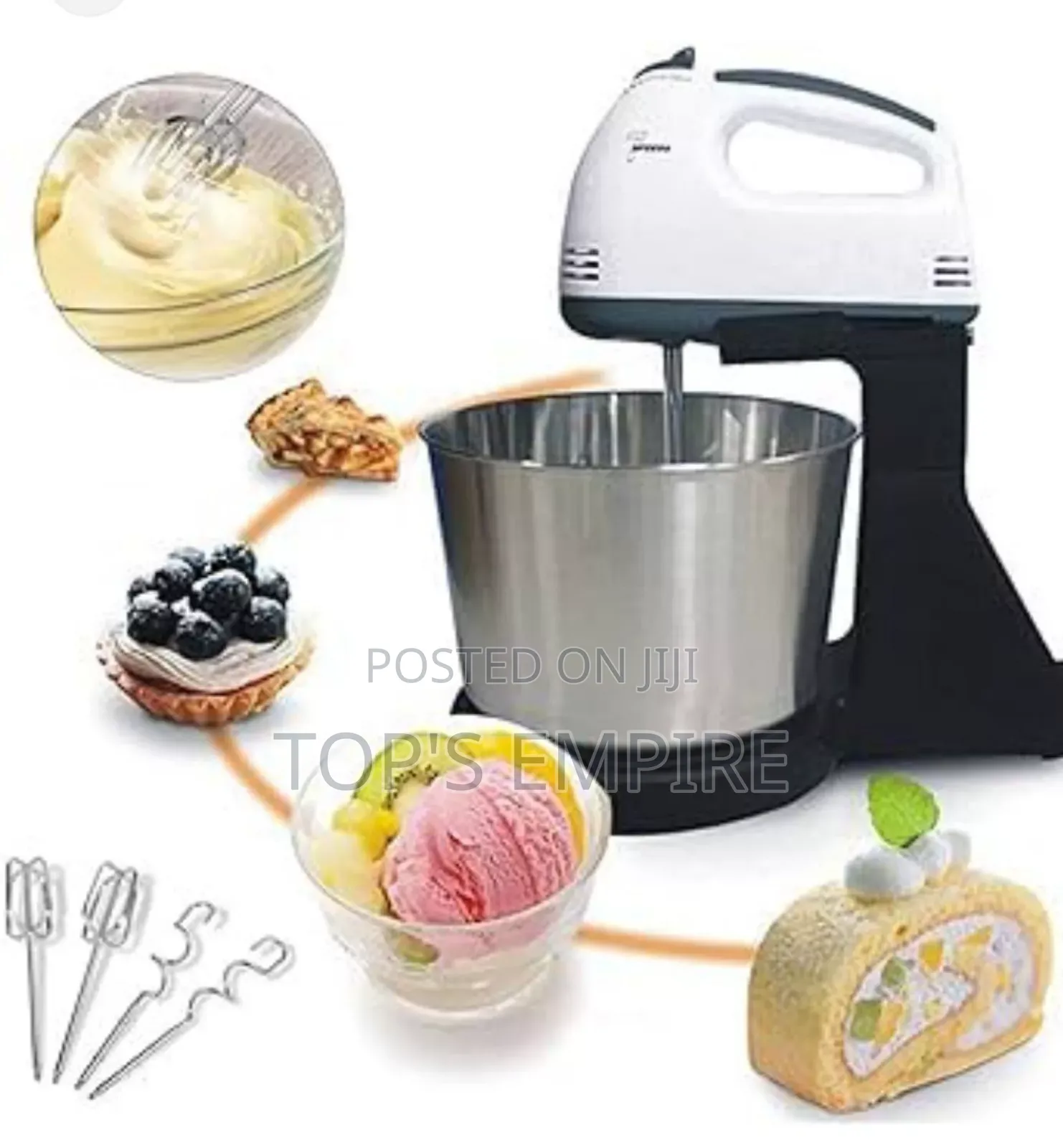 2ltr Maximus Stand Mixer With Bowl (7 Speed Control)