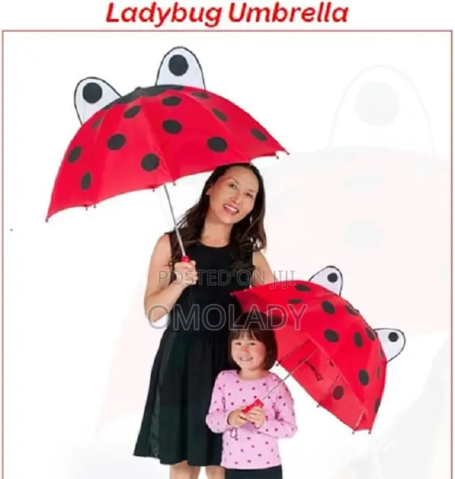 Red Ladybug Umbrella for Girls