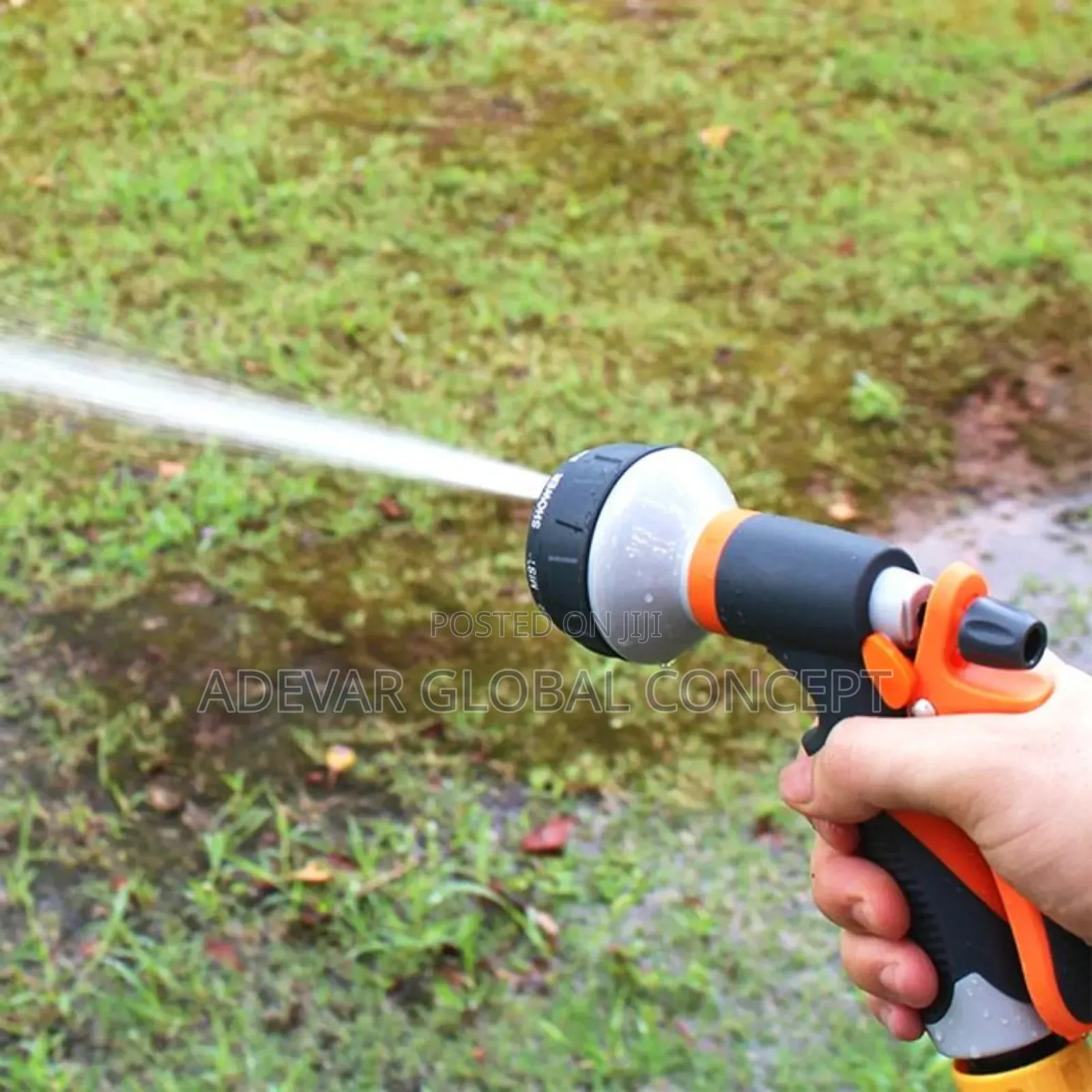 High Pressure Water Gun Car Washer 8 Modes - With 3 Nozzles
