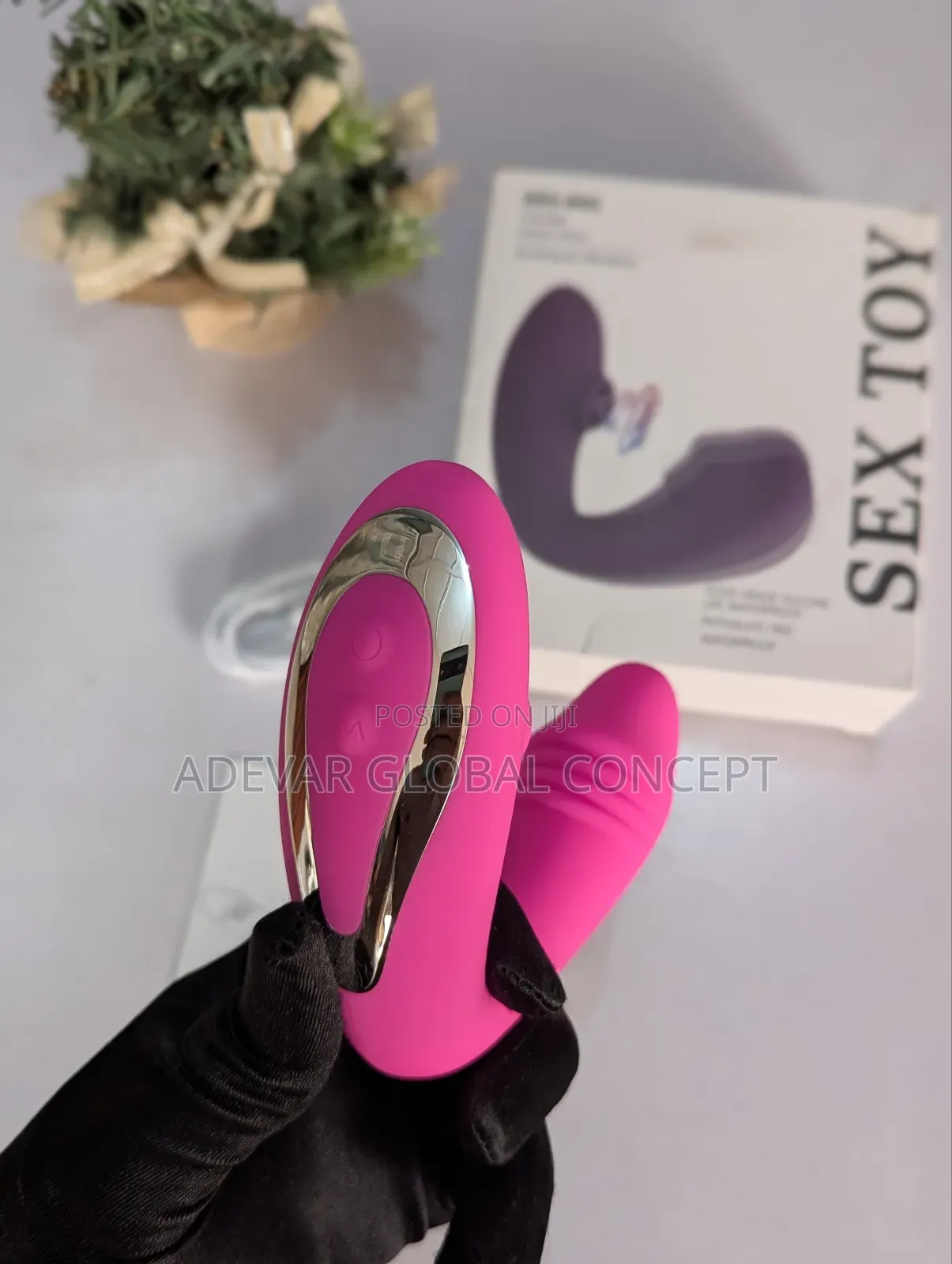 Mary Sucker Wearable Vibrator 2in1 Double Pleasure Dildo Sex