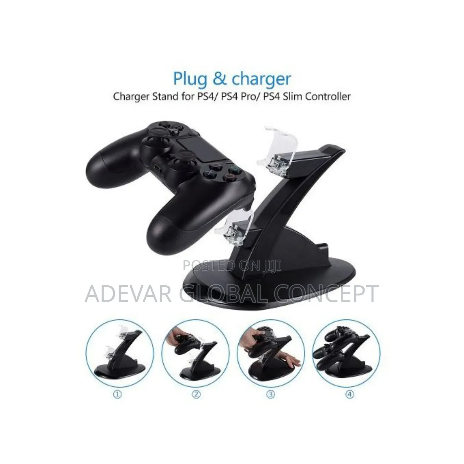 Ps4 Controller Charger Dual Dock Station Controller Charger