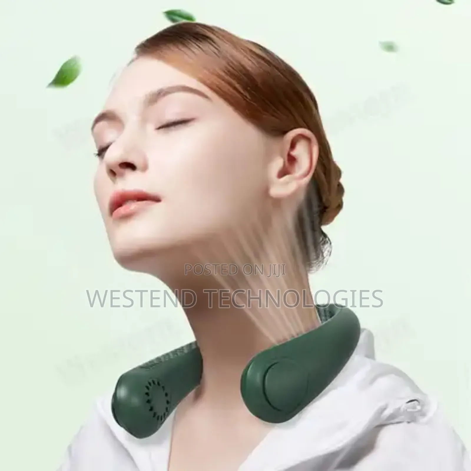 Rechargeable Neck Band Cooling Fan 3-Way Speed