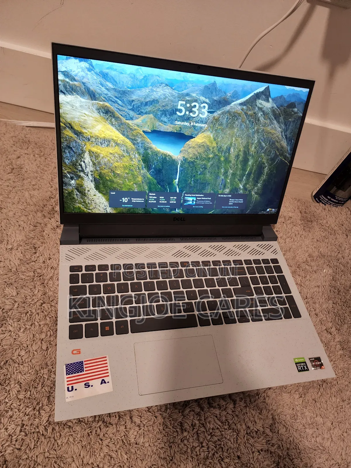 Laptop Dell G15 5511 16GB AMD Ryzen 5 SSD 256GB