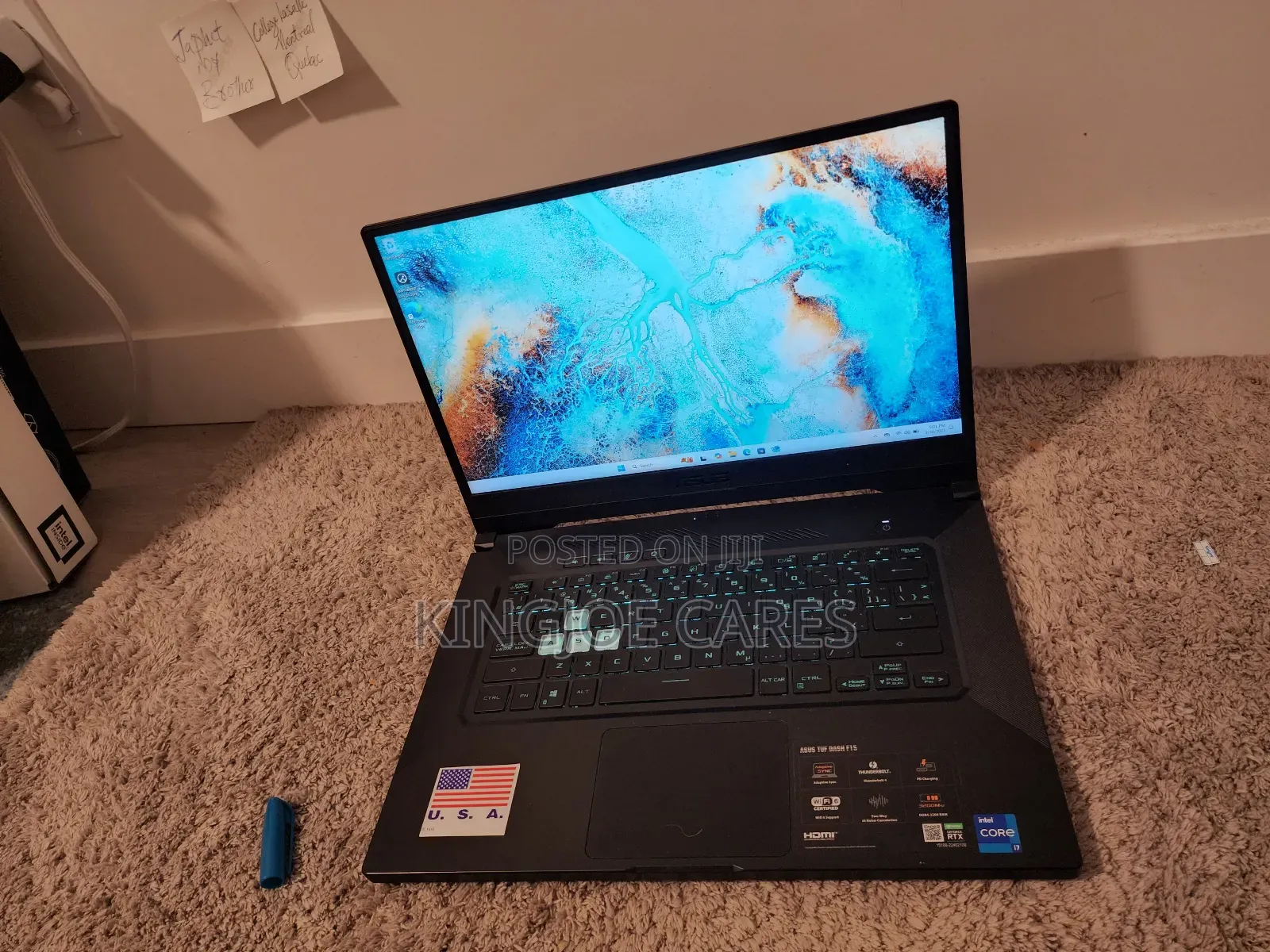 Laptop Asus TUF Dash F15 16GB Intel Core I7 SSD 512GB