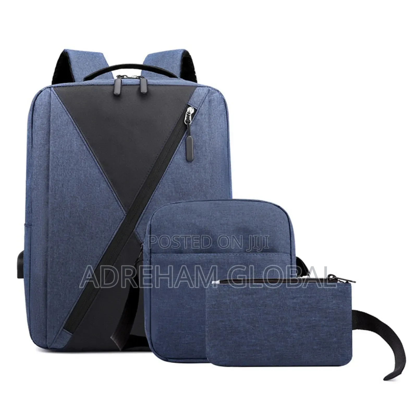 3in1 Ryan Quality Laptop Bag Double Padded and Zipper Front