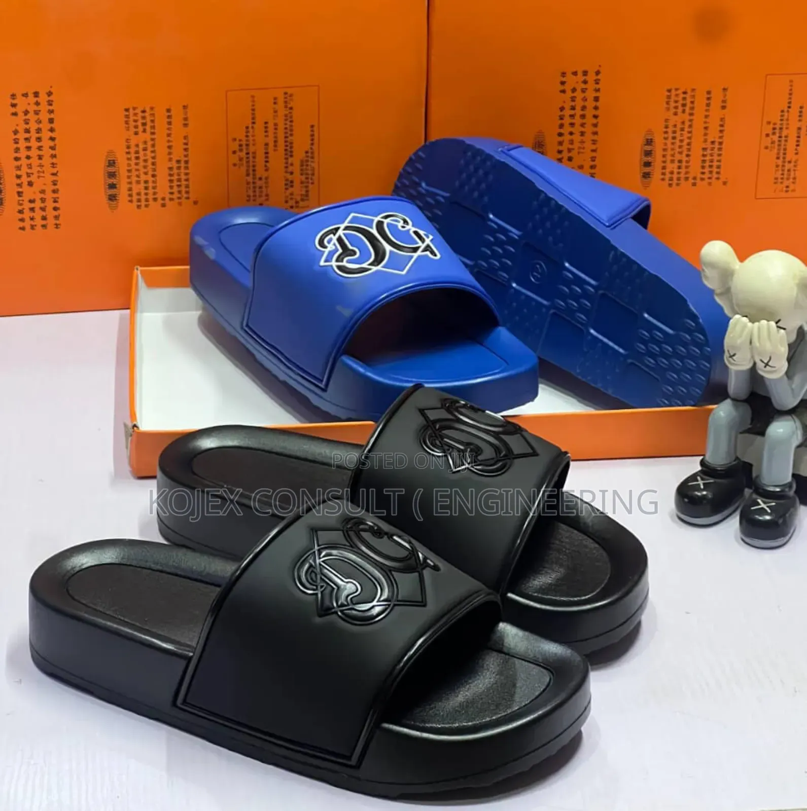 Comfy Affordable Dolce and Gabbana/Adidas Slides