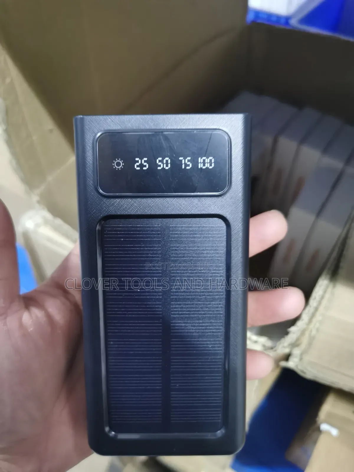 20000mah Original Solar Power Bank Display Powerbank