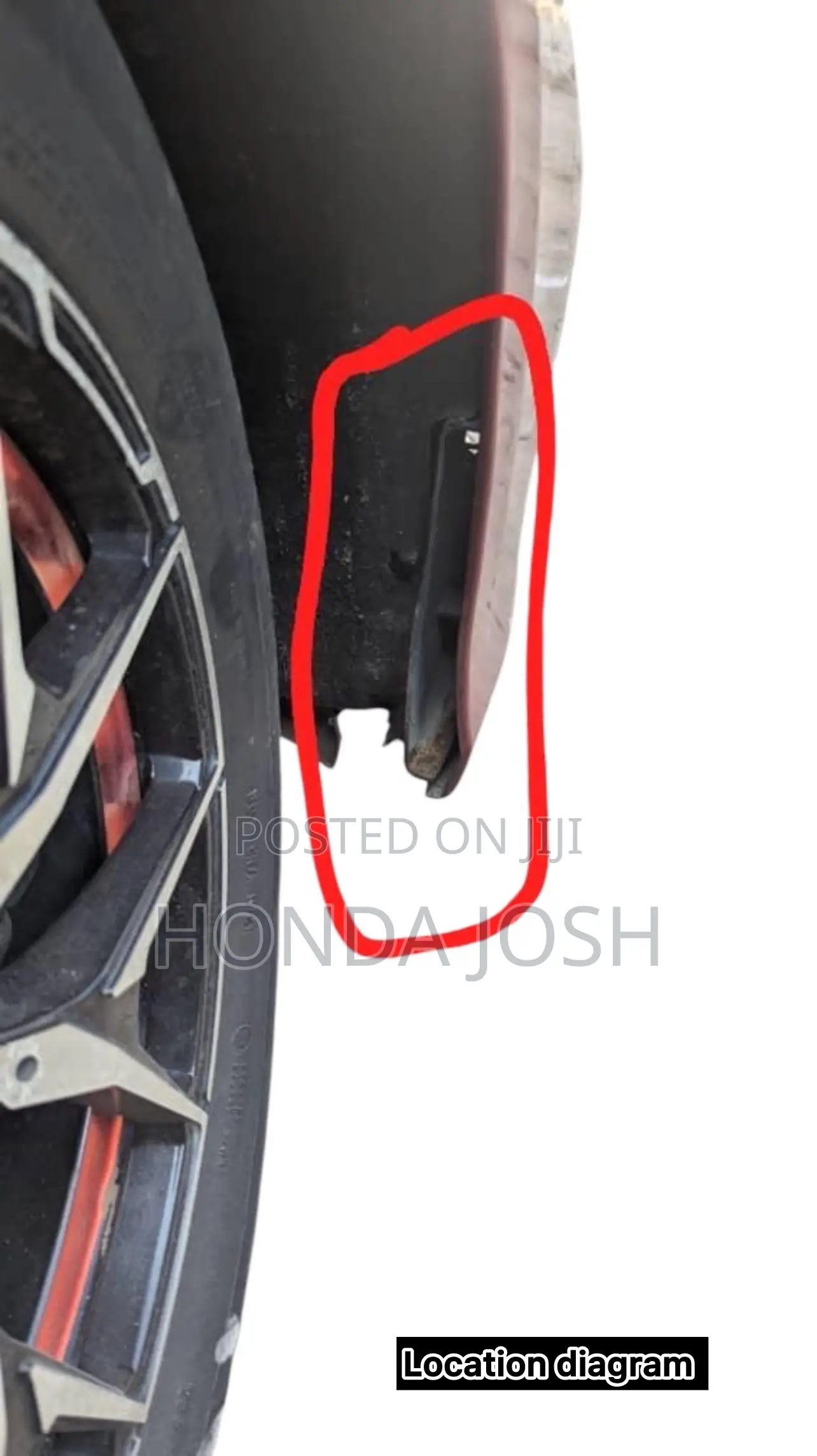 Front Bumper Air Duct Vent 2018-2022 Honda Accord