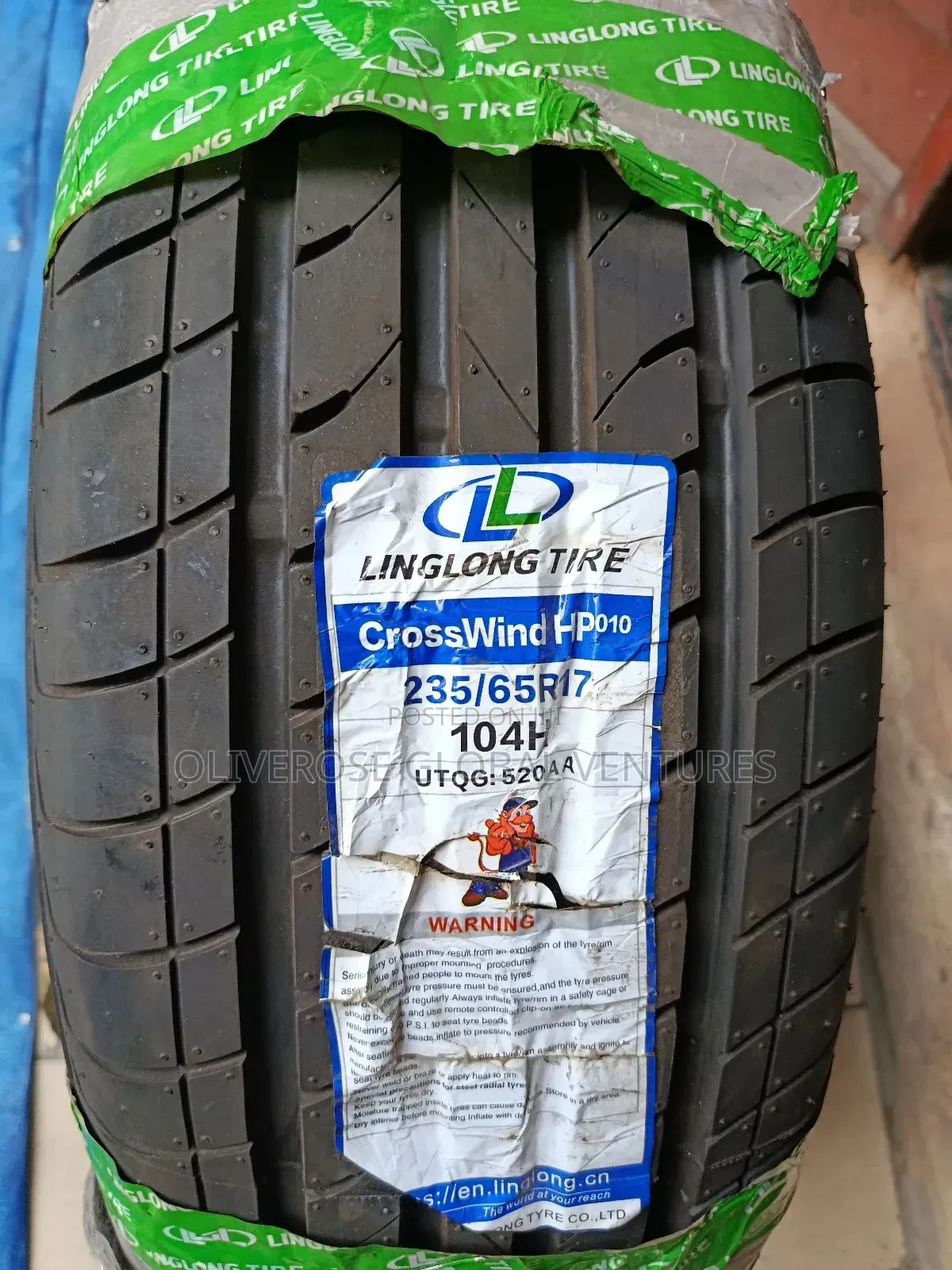 235/65/17 Tyre for Toyota Highlander, Toyota Sienna, Lexus