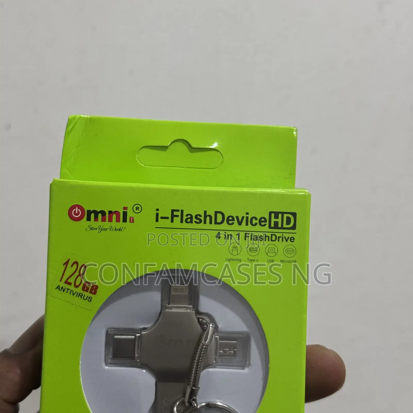 4 in 1 Otg 128gb Flash Drive for iPhone and Android Devices