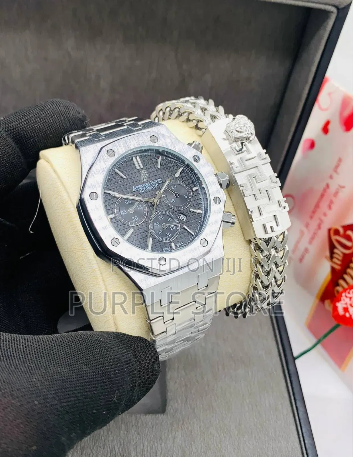 Audemars Piguet. Ap. Silver. Set