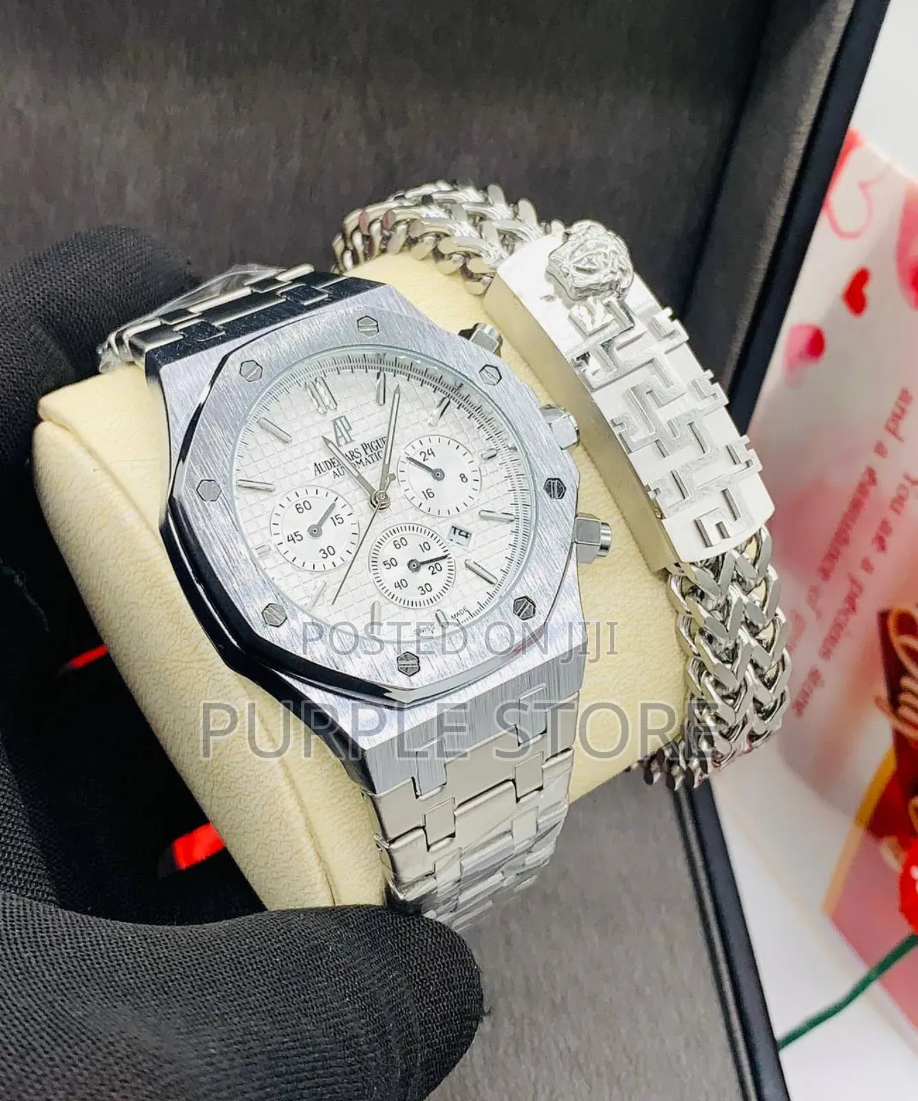 Audemars Piguet. Ap. Silver. Set