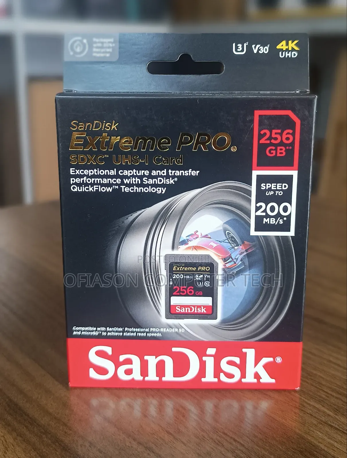 Sandisk Extreme Pro SDXC Uhs-I Card 256gb