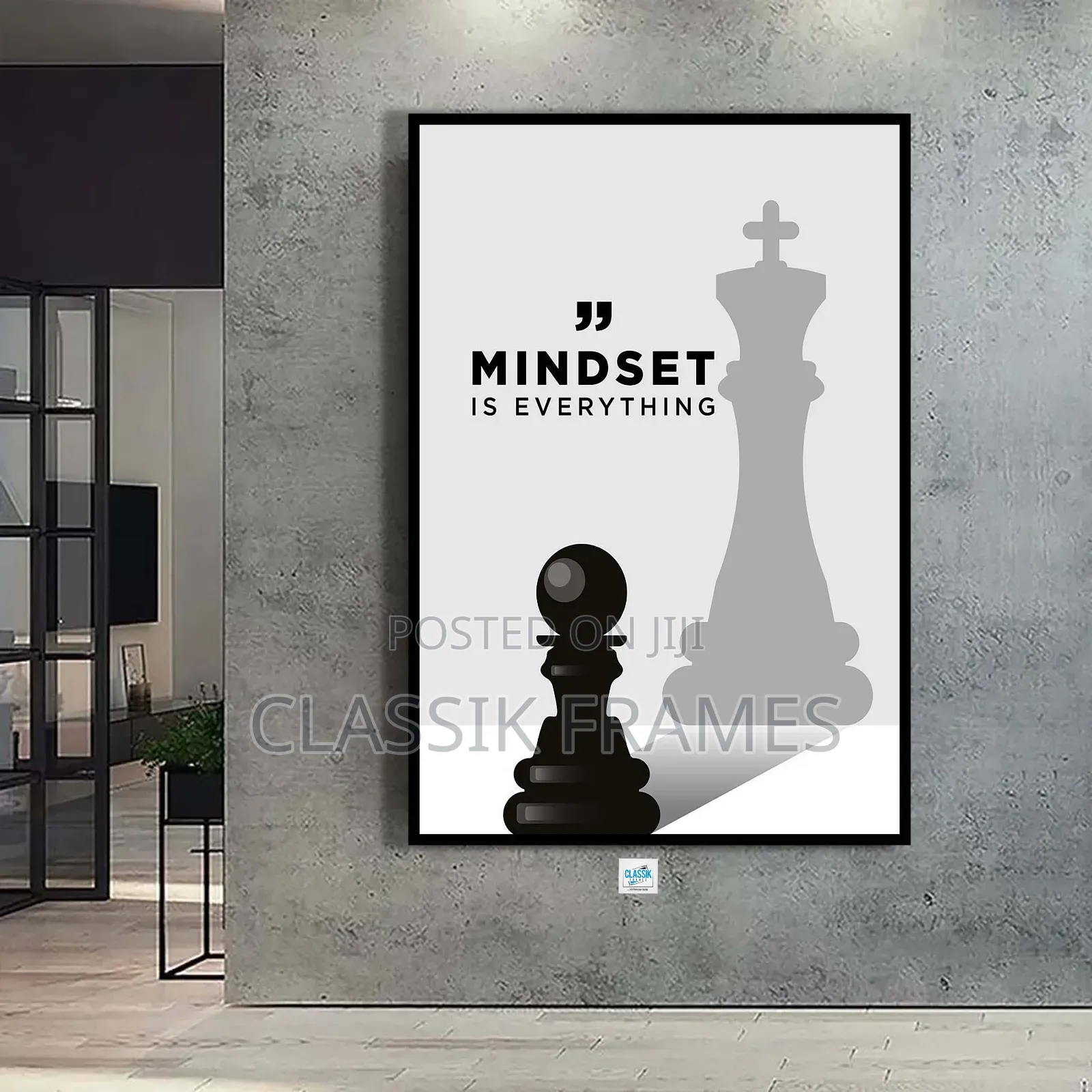 Hd Framed Mindset Change Digi Painting Wall Arts