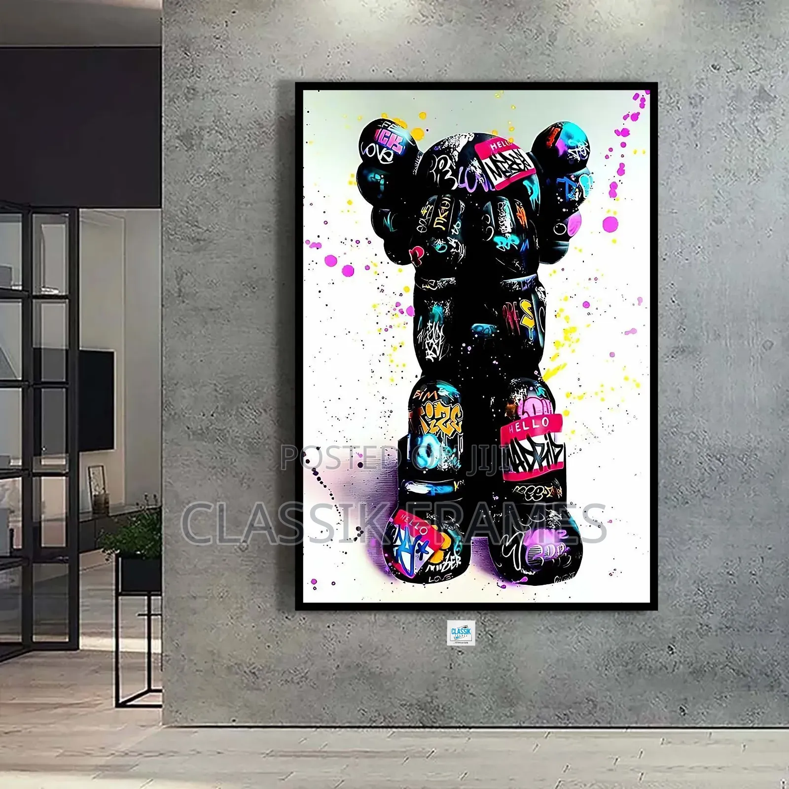 Hd Framed Mindset Change Digi Painting Wall Arts