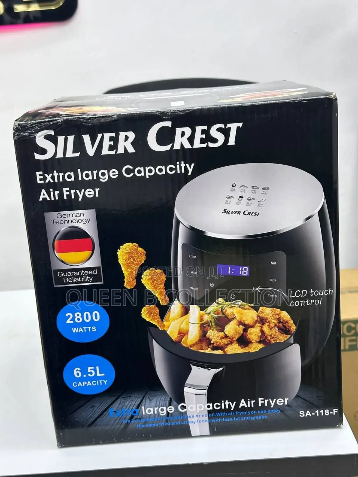 6.5 Liters Silver Crest Air Fryer