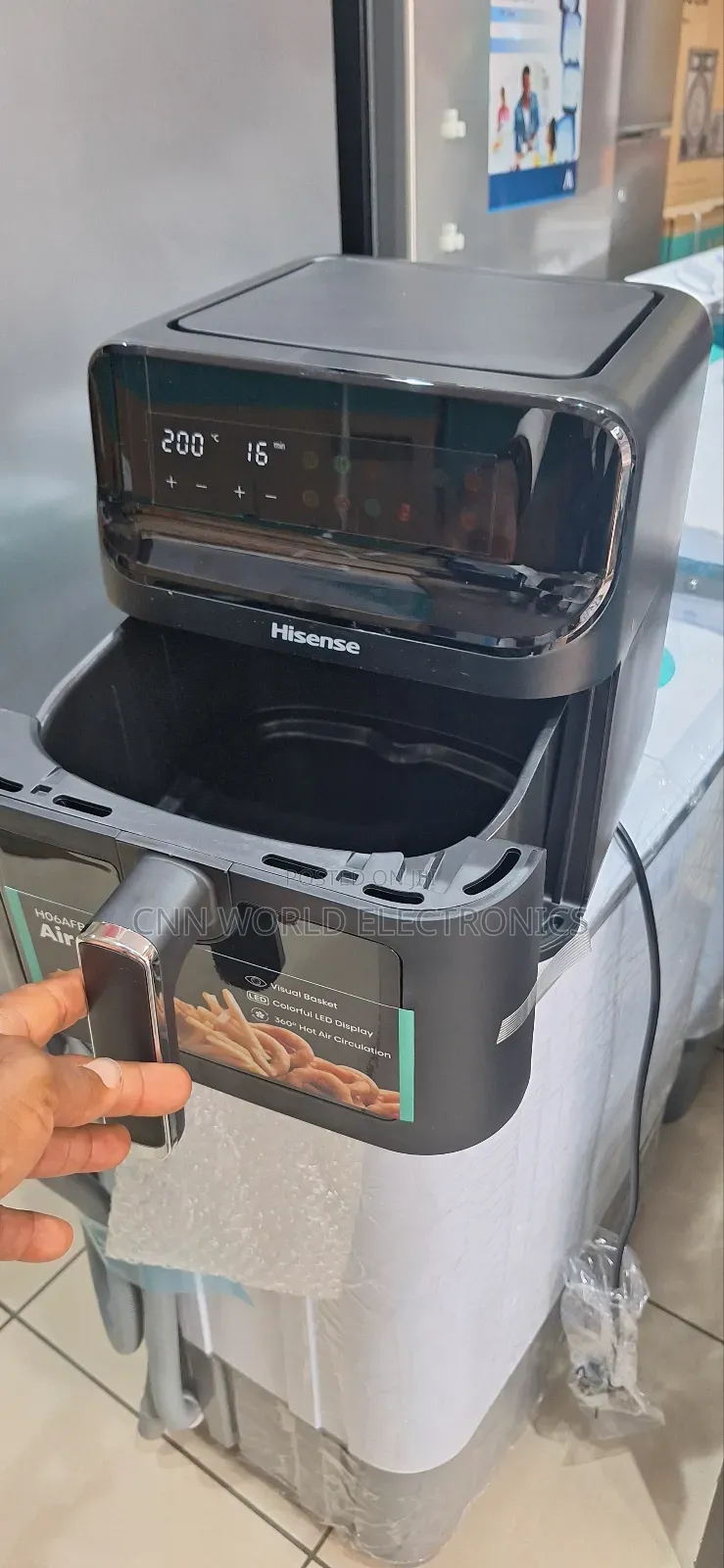 Original Hisense 6.7l Digital Display Air Fryer Warranty