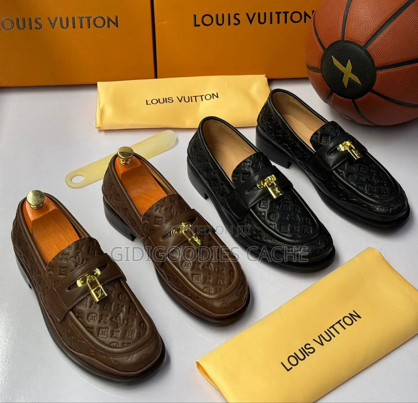 Classic Lv Embossed Loafers