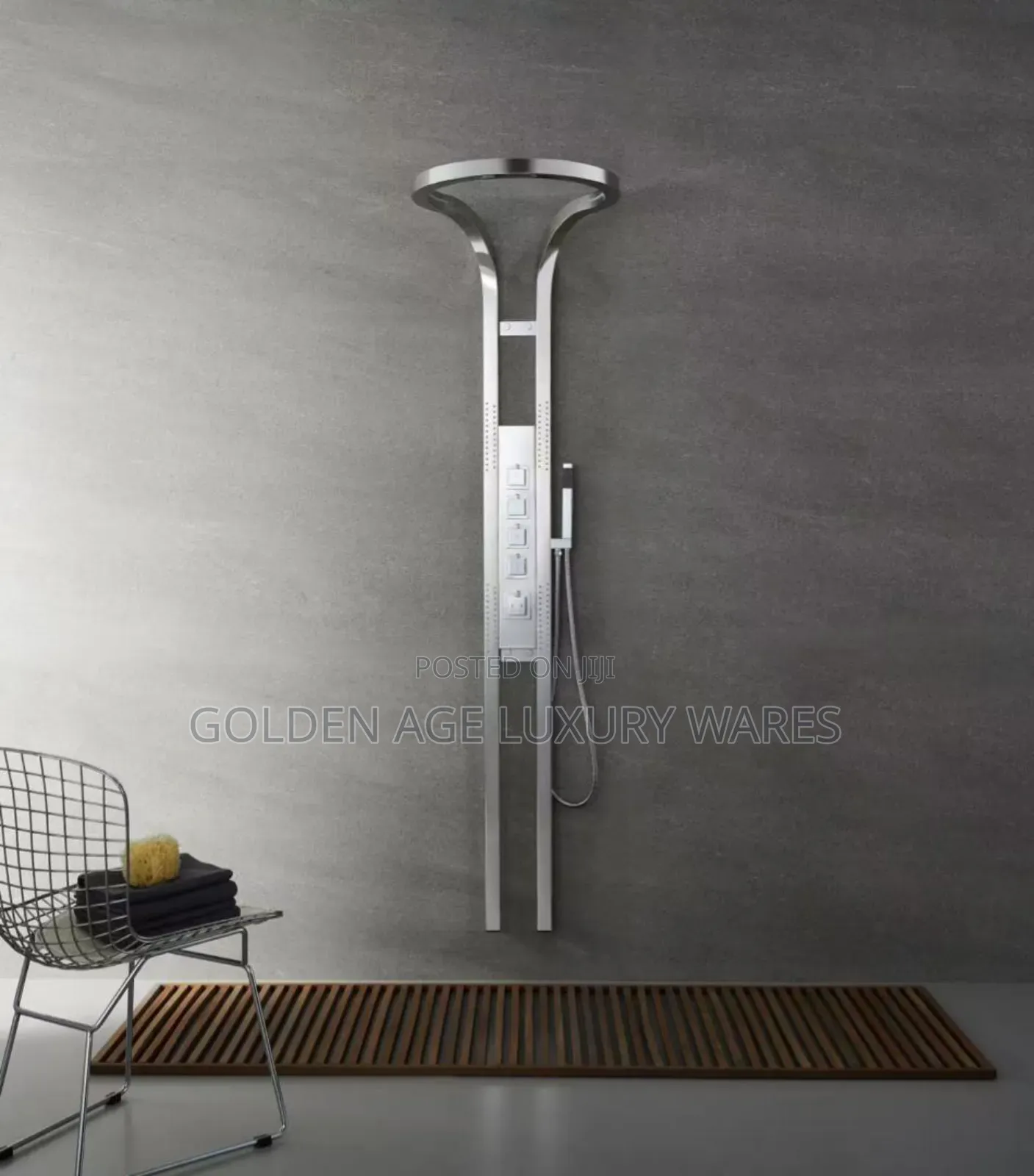 Big Thermostatic Shower Stainless
