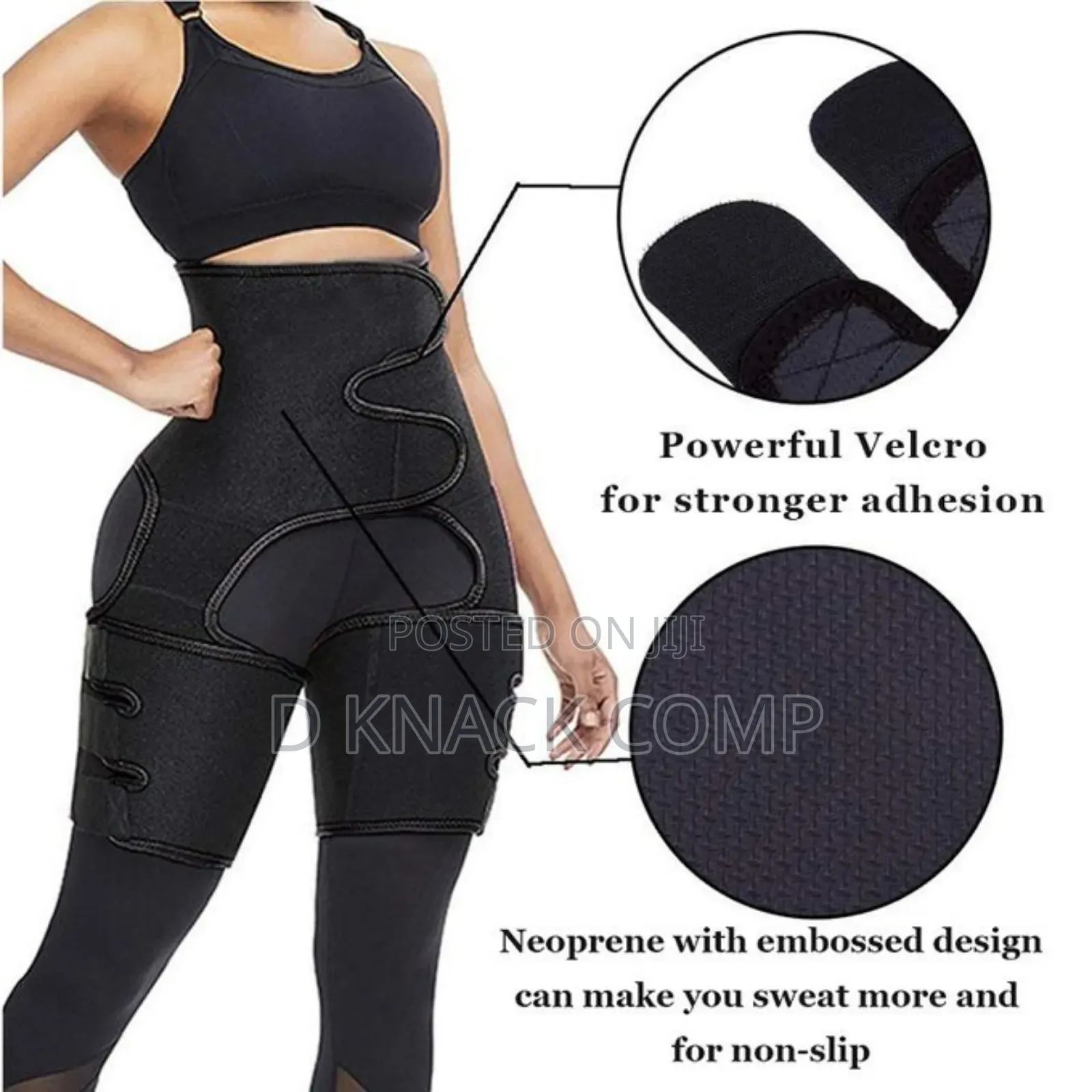 3 in 1 High Waist Thigh Trimmer Lifter Shapewear Belt