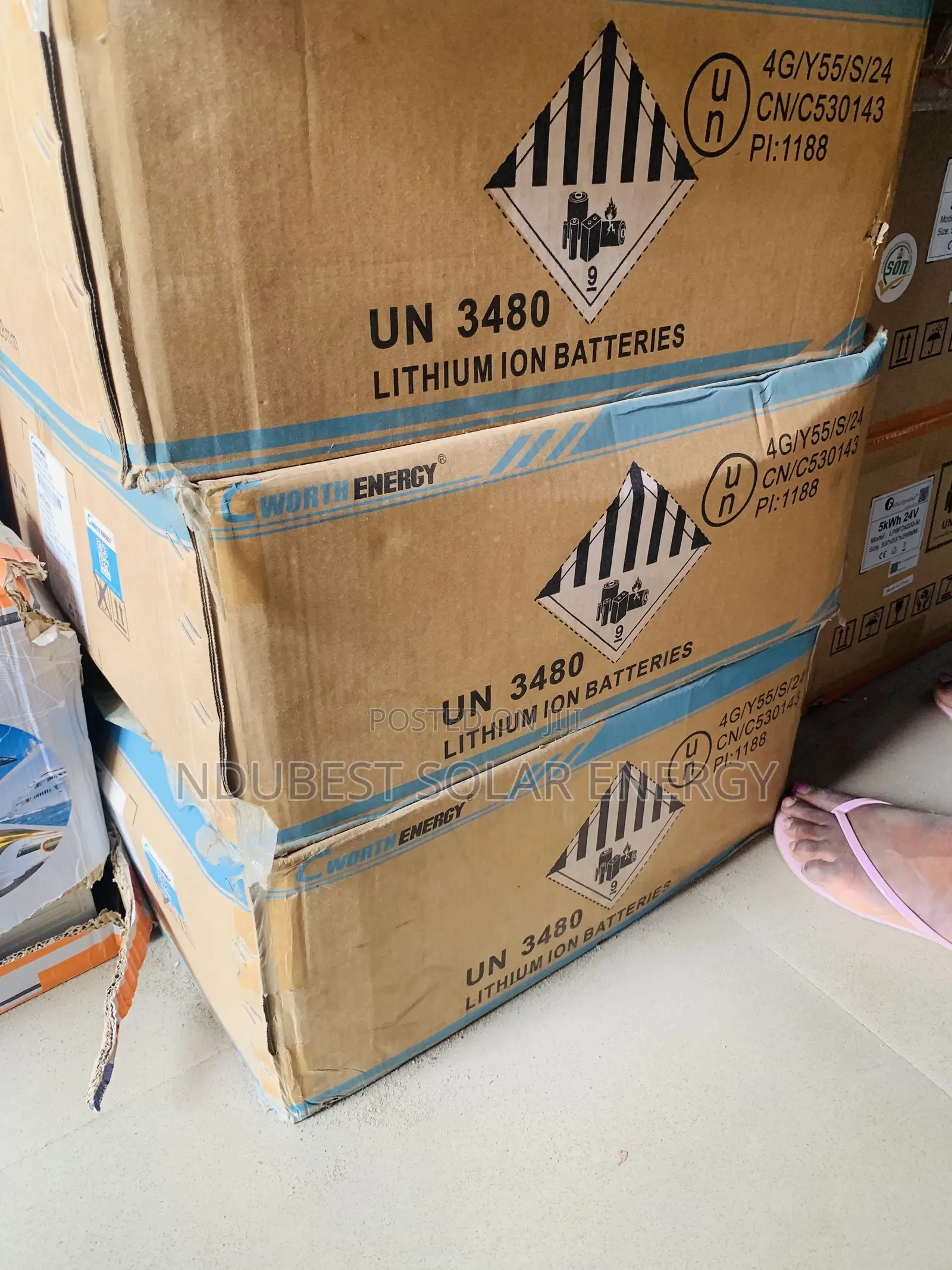 3.5kwh Cworth Lithium Ion Batteries