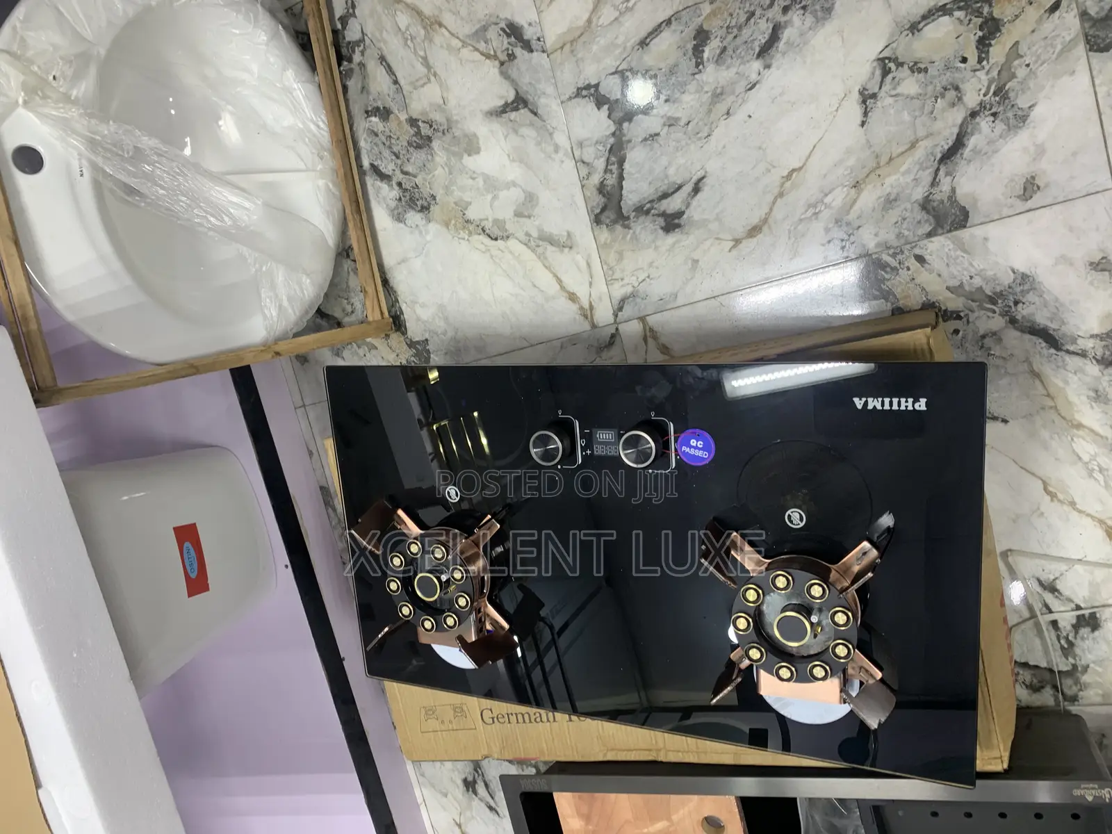 High Pressure Auto Start 2 in 1 Counter Top Gas Cooker