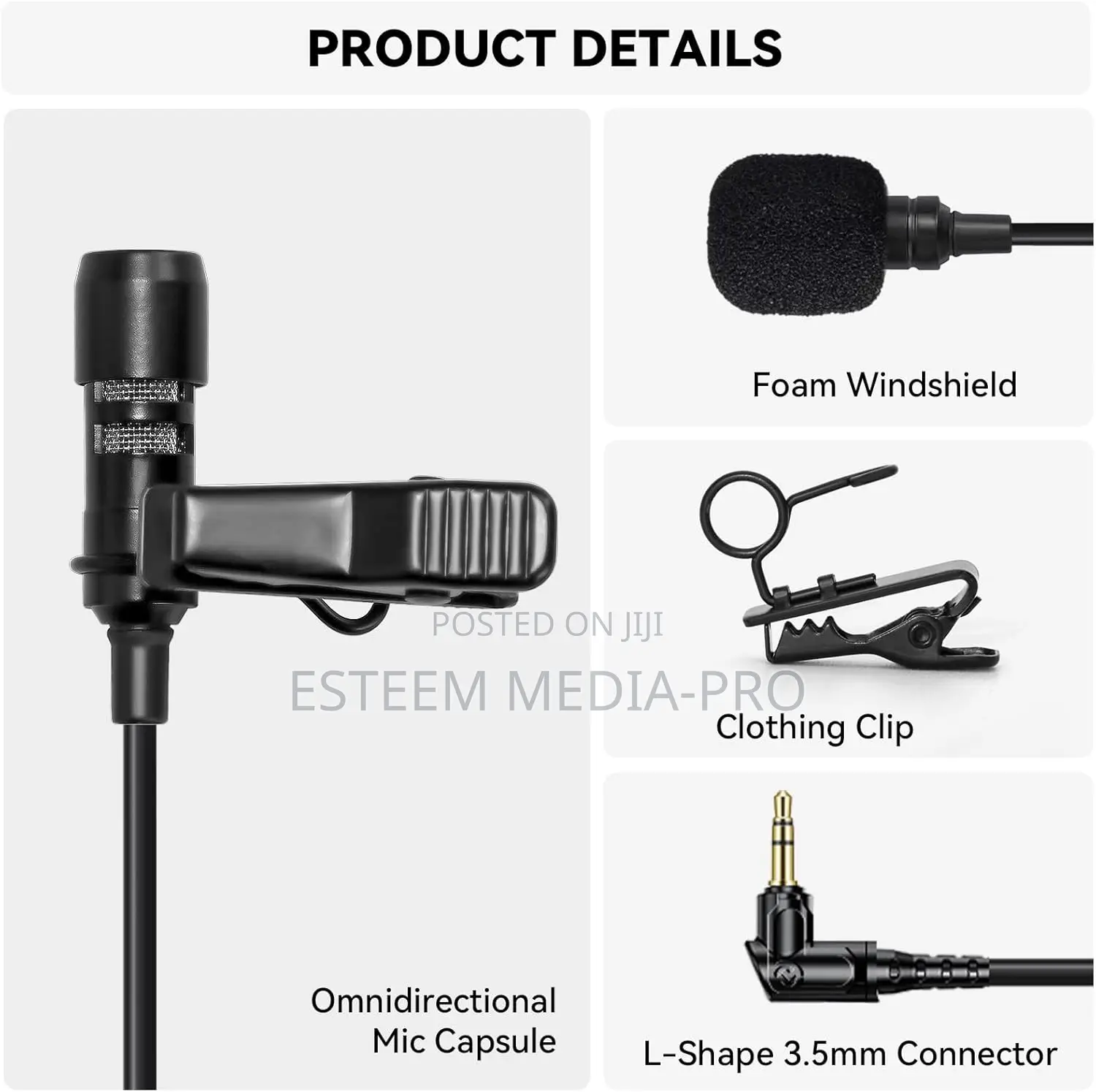 Hollyland Omnidirectional Lavalier Microphone