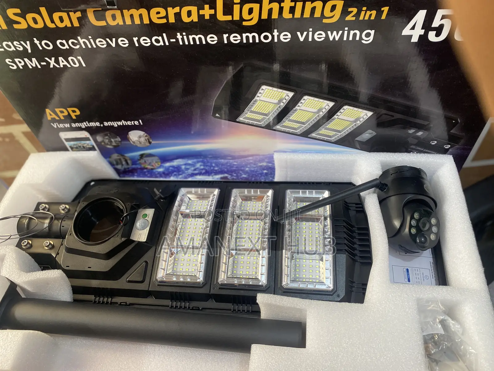 Ai Solar Street Light With Ptz Camera (2in1)