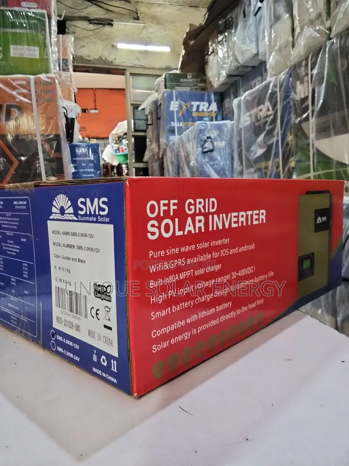 SMS 2kwh/2kva 12v Hybrid Inverter
