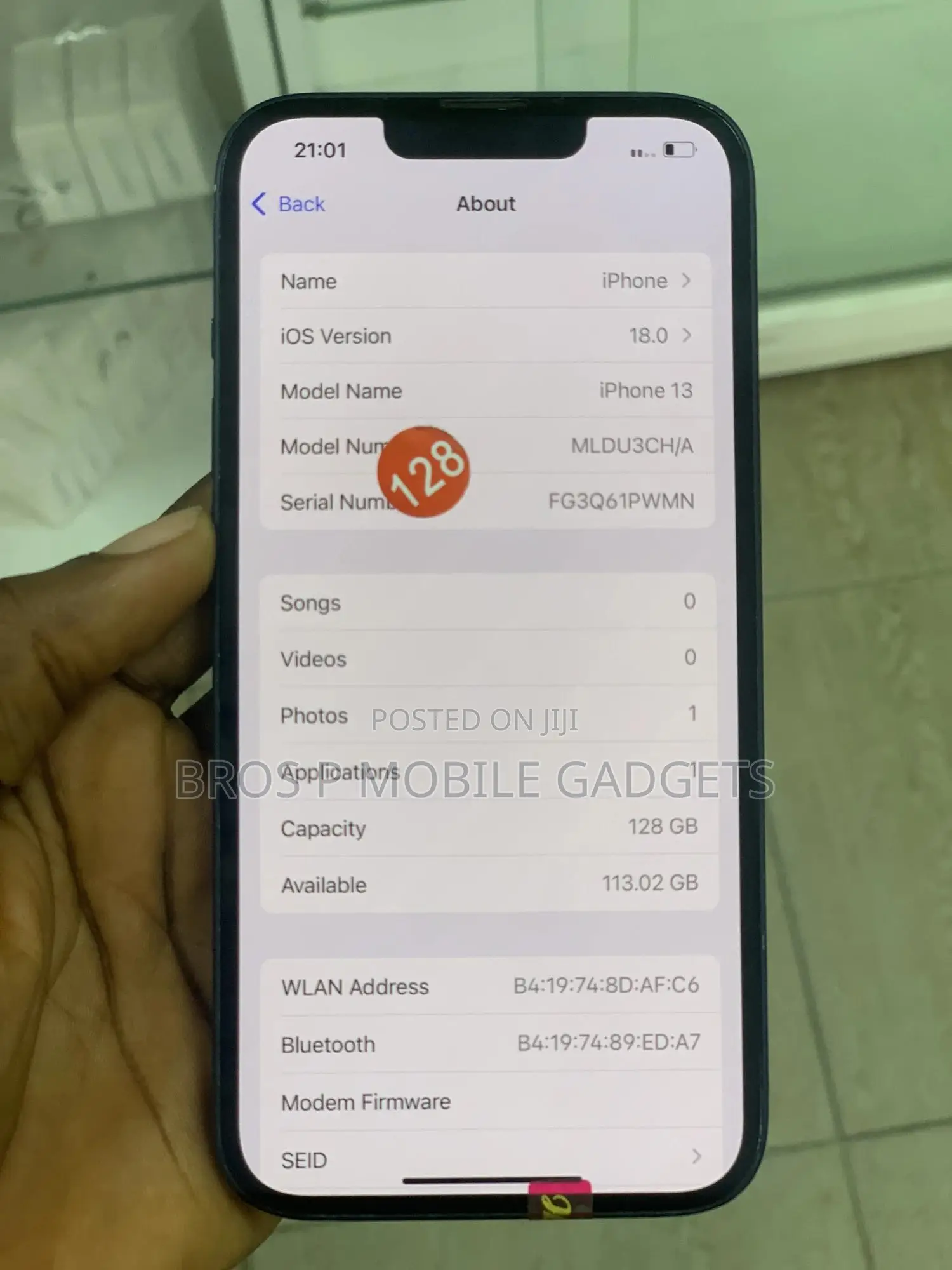 Apple iPhone 13 128 GB Blue
