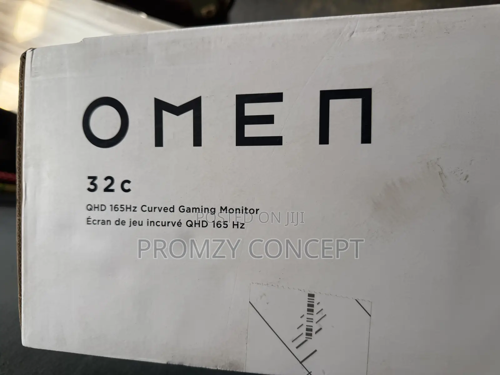 Omen 32c QHD 165hz Curved Gaming Monitor
