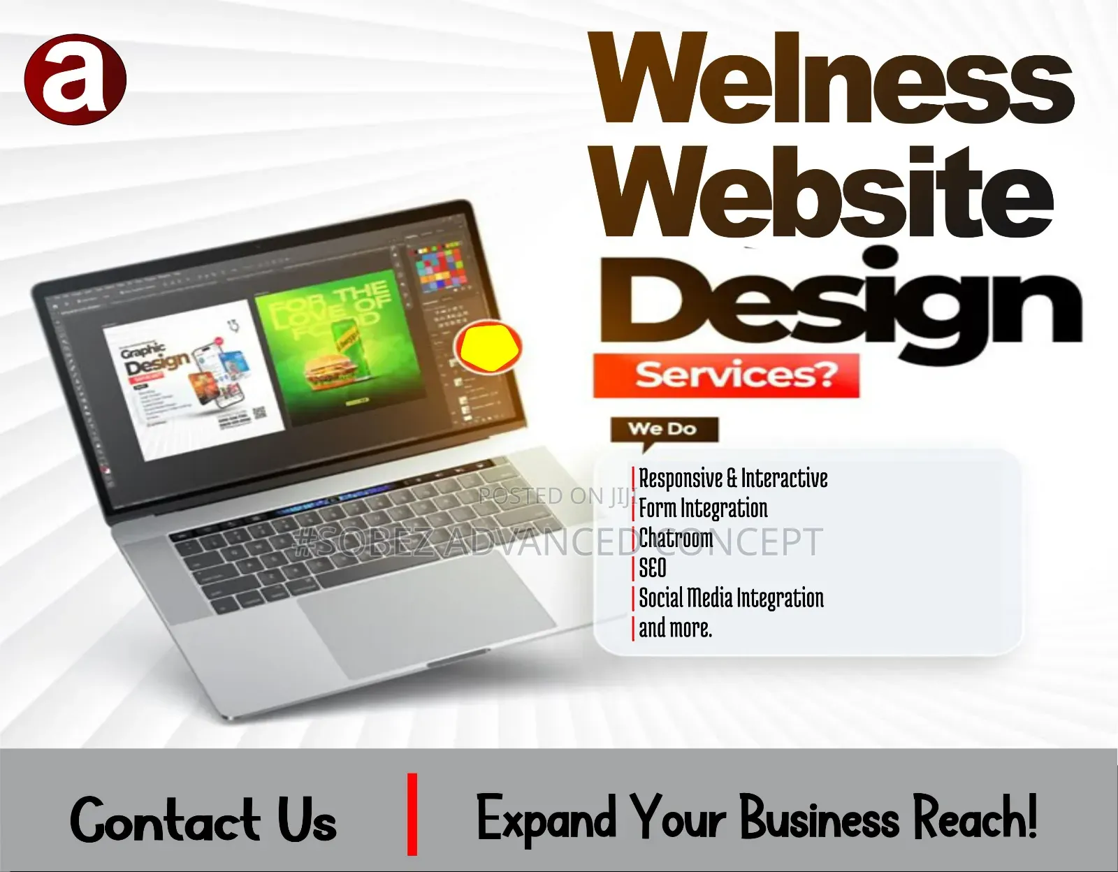 Wellness And Fitness Website Design