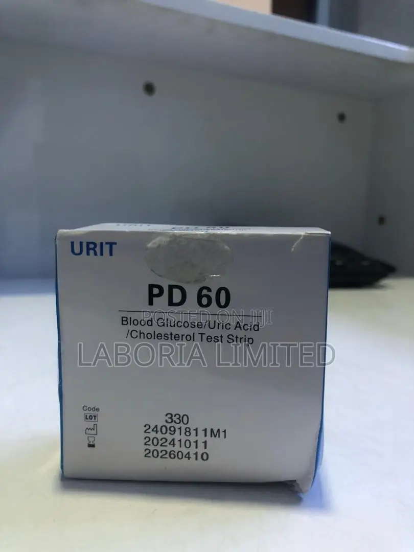 Urit Pd-60 Blood Glucose/Uric Acid/Cholesterol Test Strips