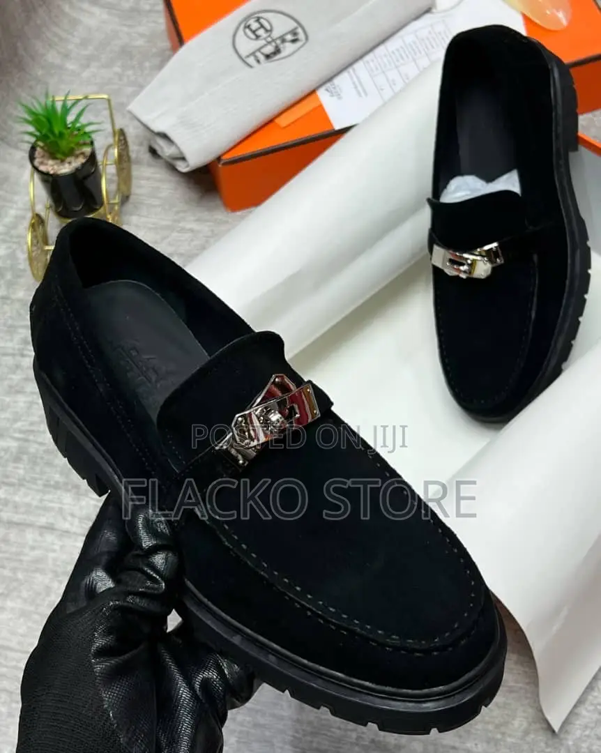 Original Hermes Loafers Shoes