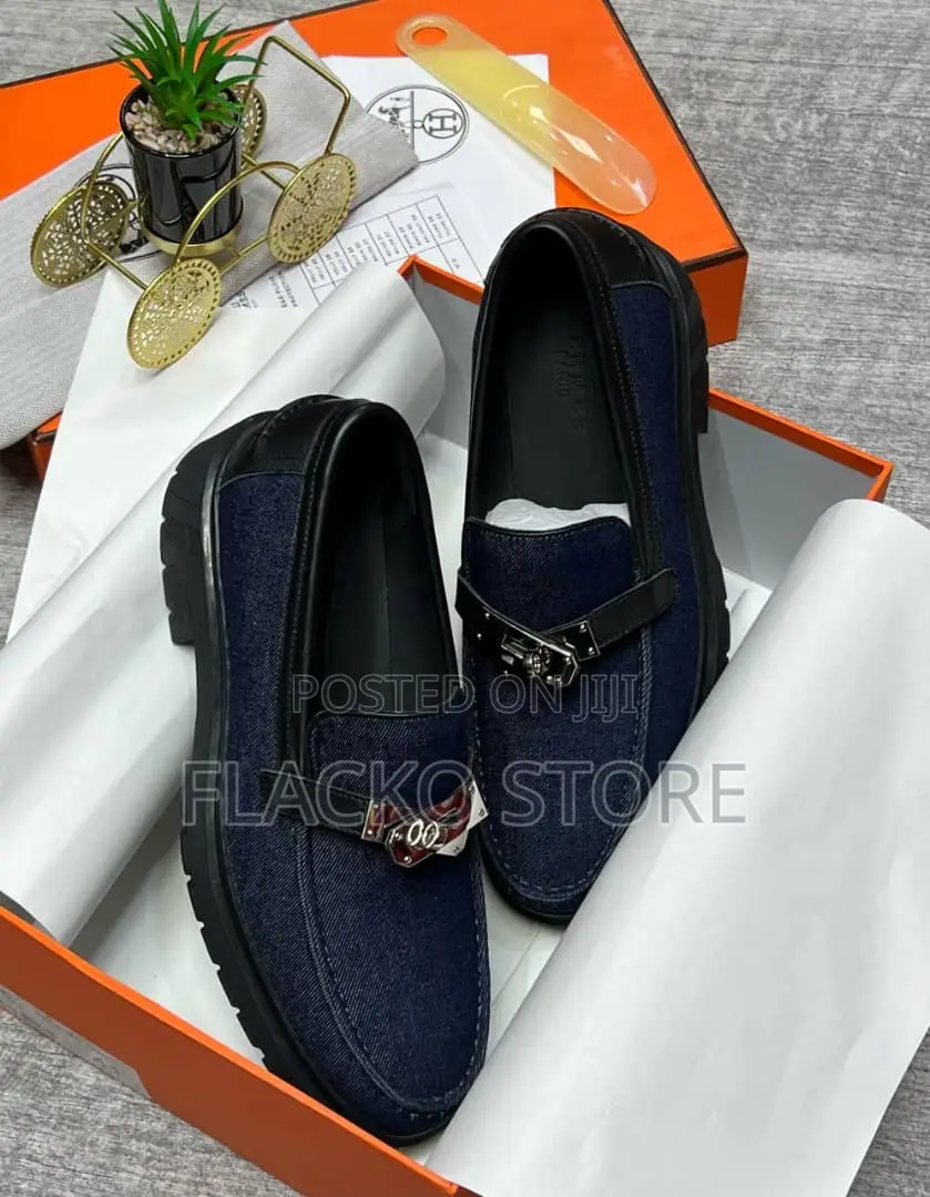 Original Hermes Loafers Shoes