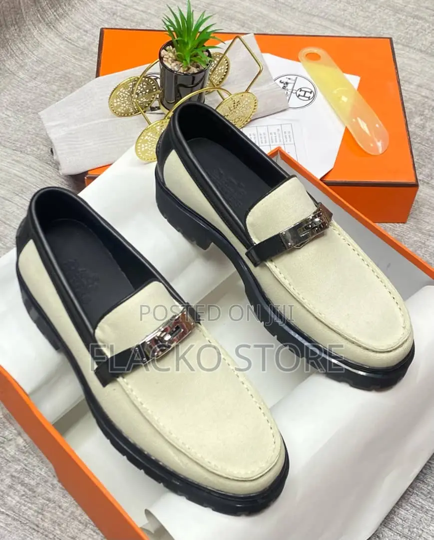 Original Hermes Loafers Shoes