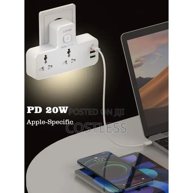 3 Usb Port Charger Extension Power Strip Usb