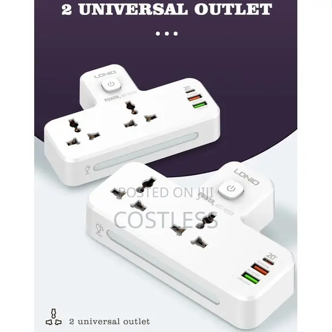 3 Usb Port Charger Extension Power Strip Usb