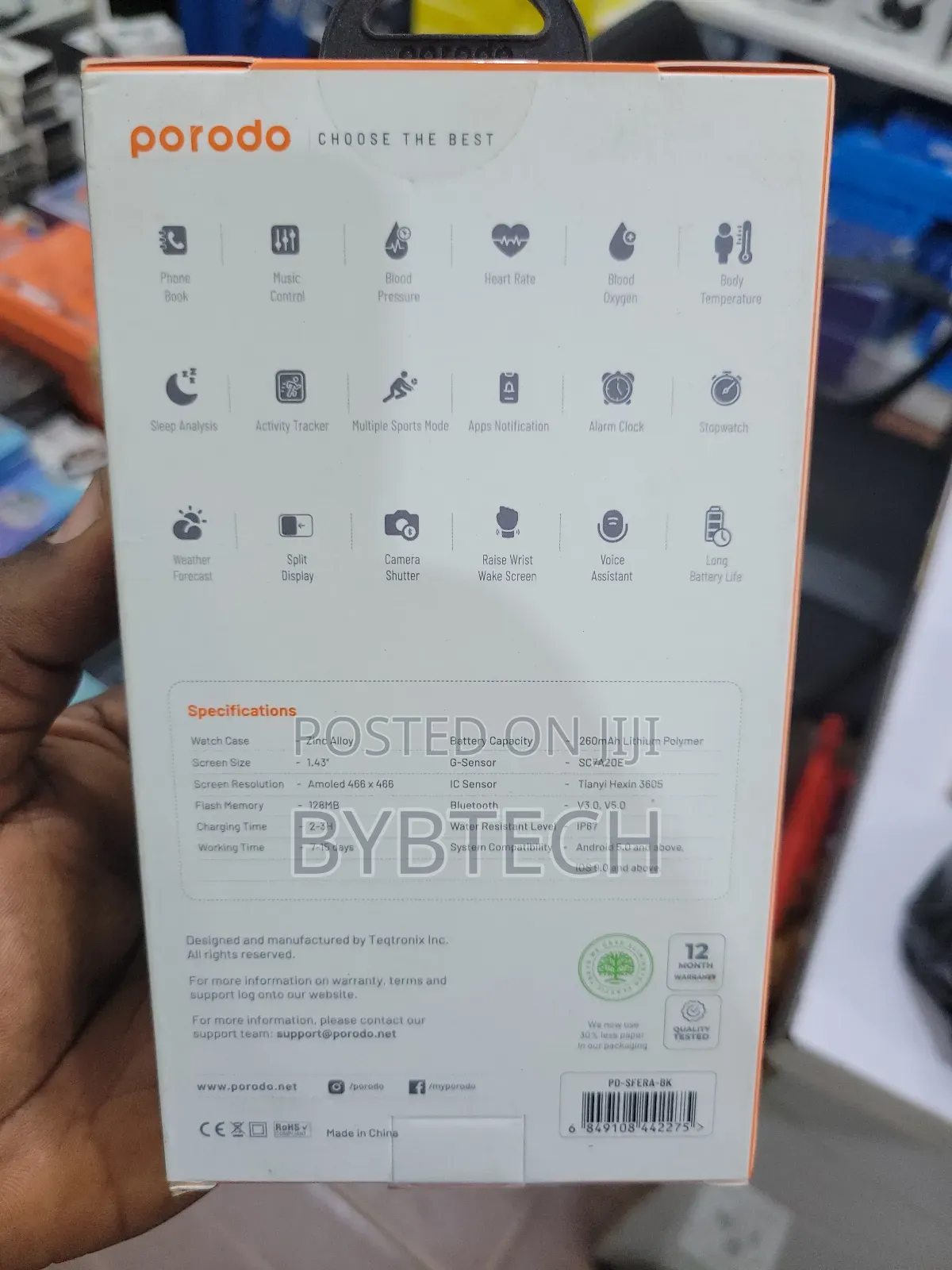 Smartwatch Porodo Original