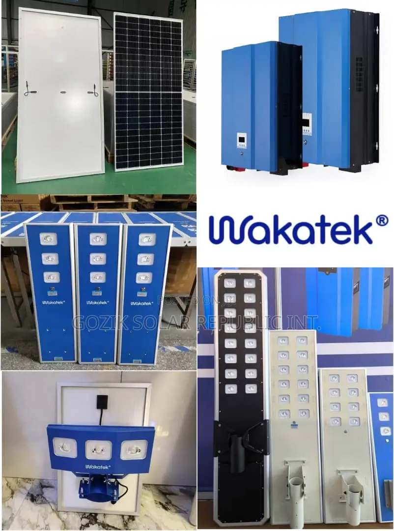 Wakatek Solar Light 60w and 100w Available for Wholesale