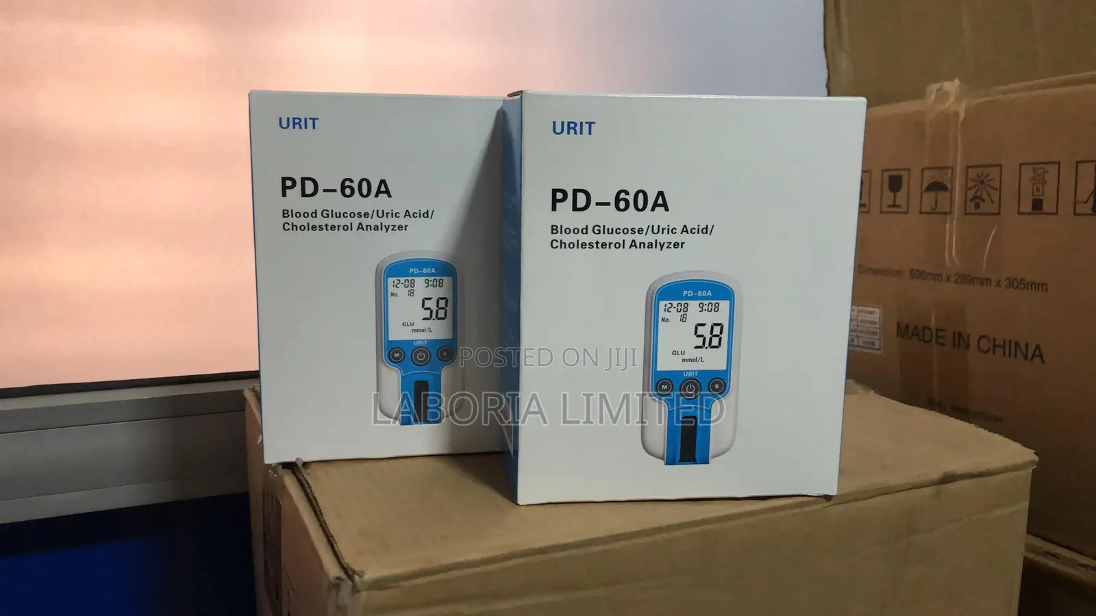 Urit Pd-60 Blood Glucose/Uric Acid/Cholesterol Meter