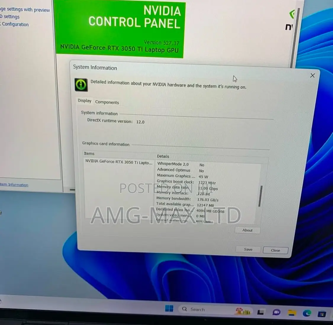 Laptop Dell XPS 15 9510 32GB Intel Core I7 SSD 512GB
