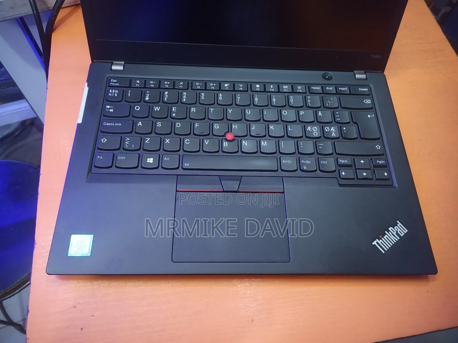 Laptop Lenovo ThinkPad T480s 8GB Intel Core I7 SSD 256GB