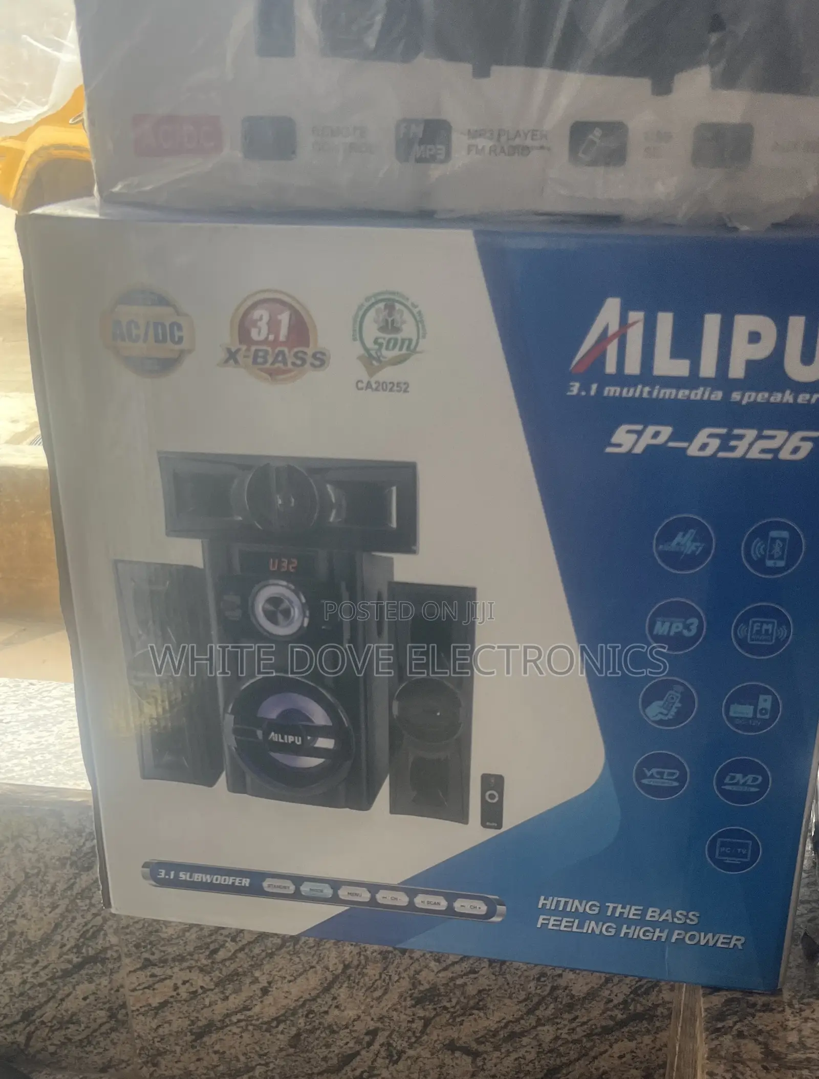 Ailipu 3.1 X Bass Home Theater System With Remote Control