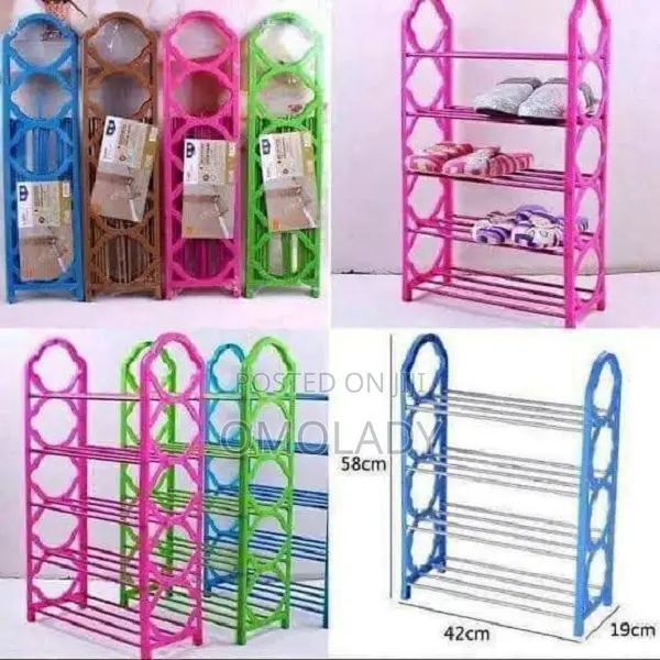 Plastic Colour Shoe Rack