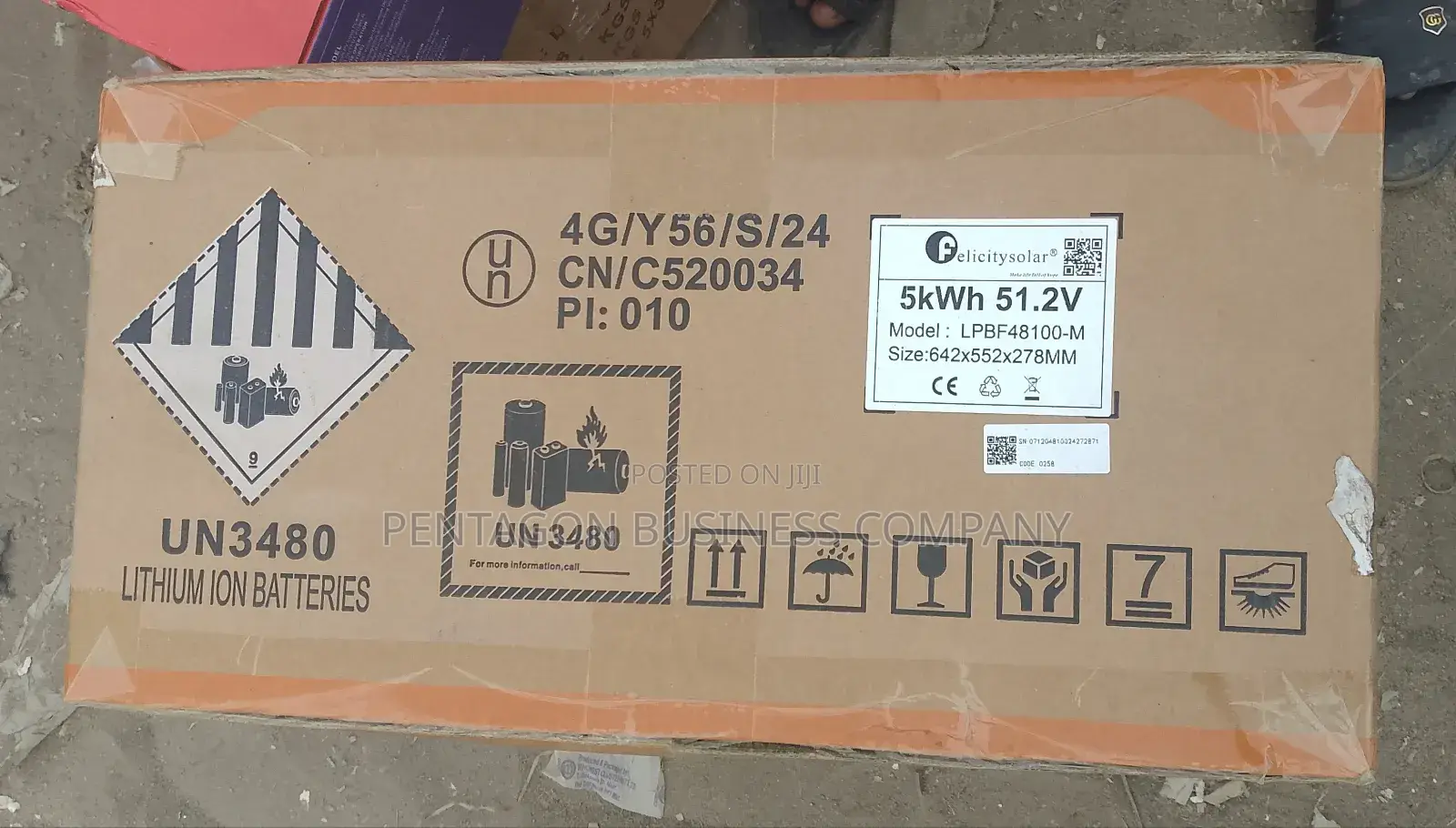 5kwh 48 Volts Felicity Lithium Ion Battery