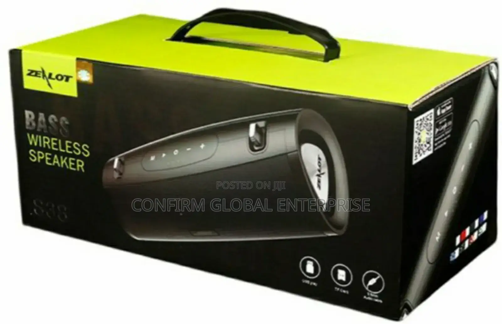 Zealot S38 Heavy Bass Wireless Bluetooth Speaker