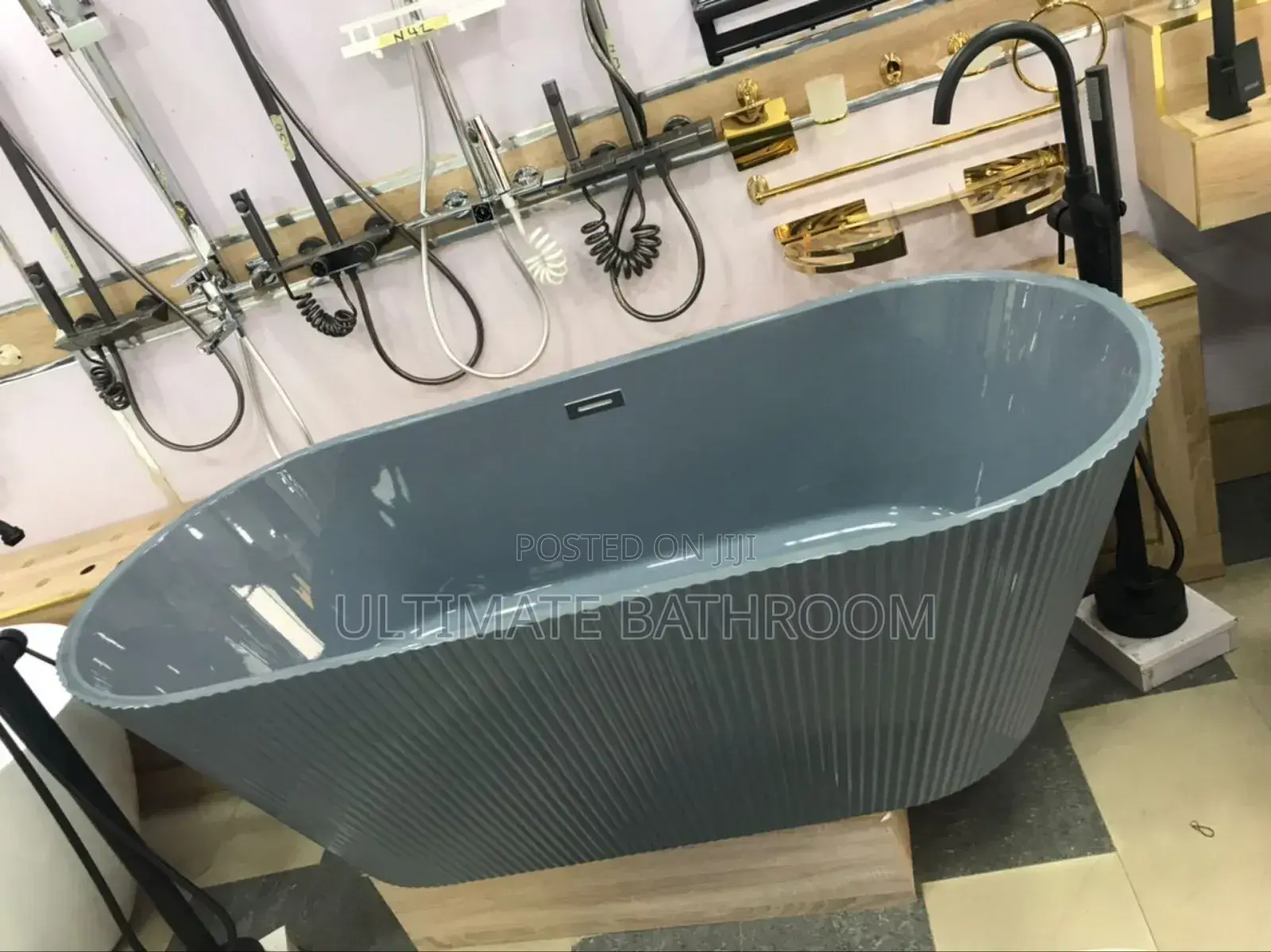 Grey Color 75x170cm Acrylic Bathtub