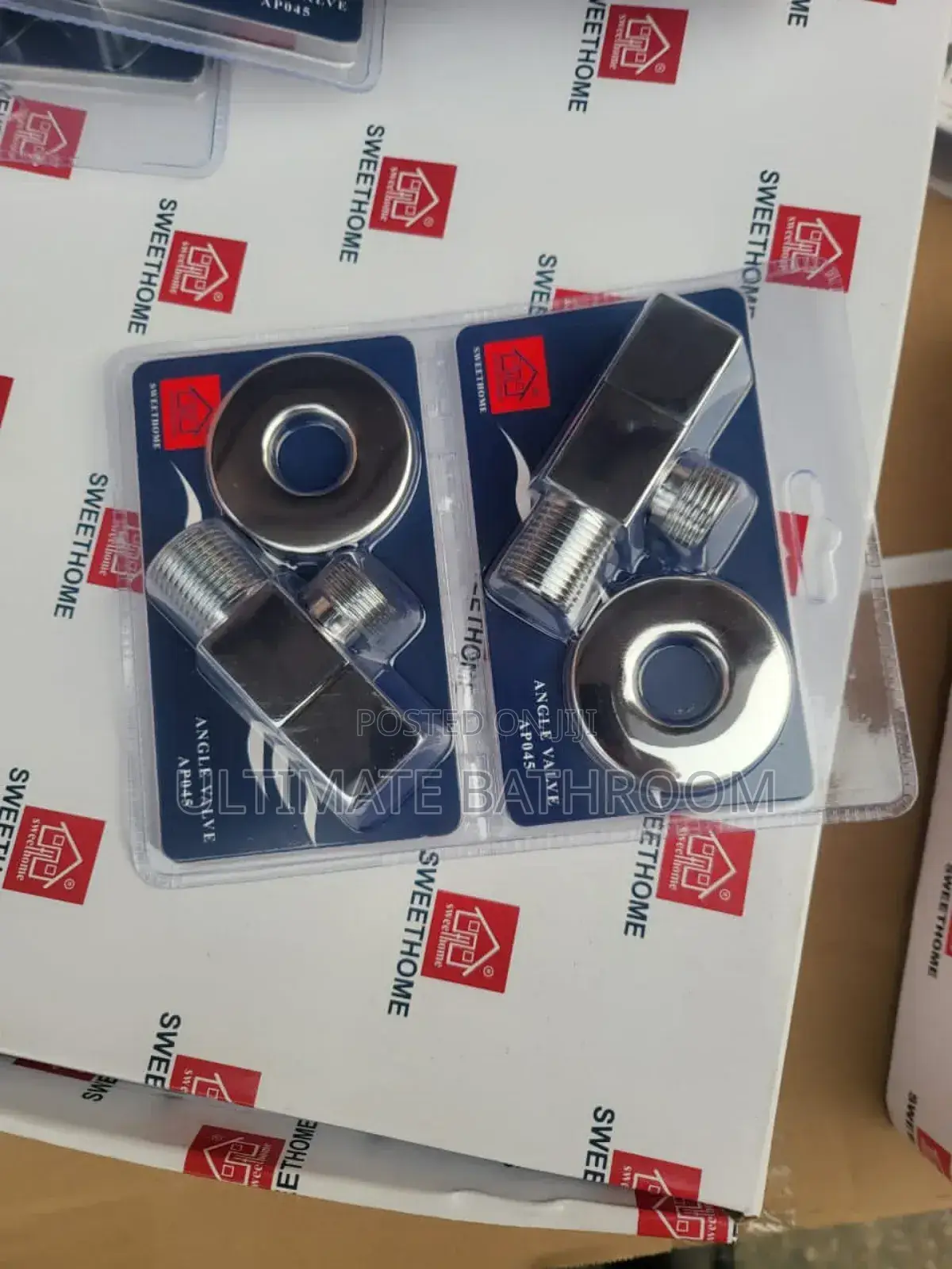 Square Chrome 1⁄2 Angle Valve