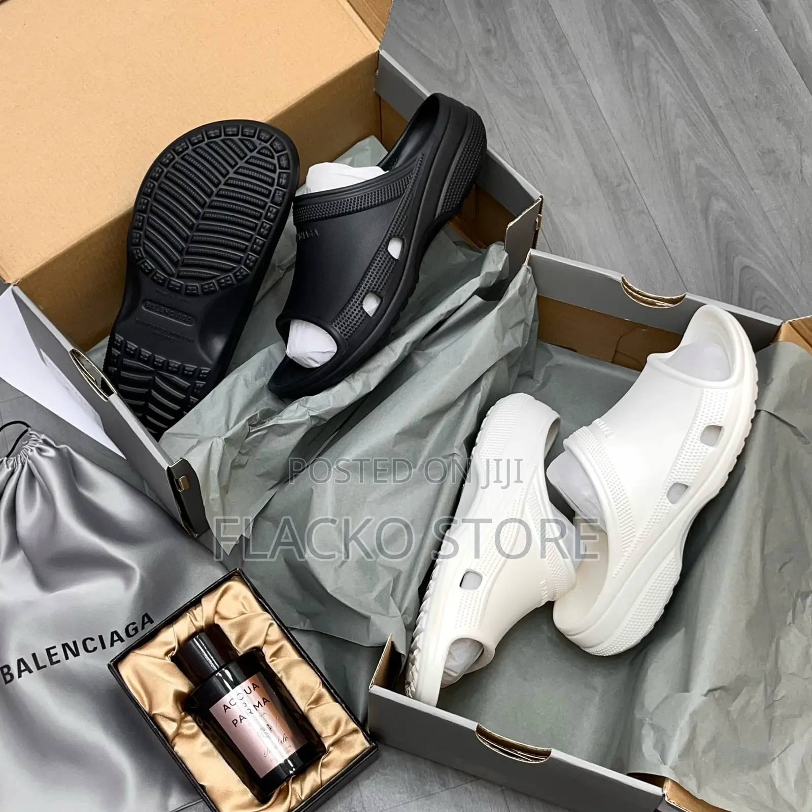 Original Balenciaga Crocs Slides